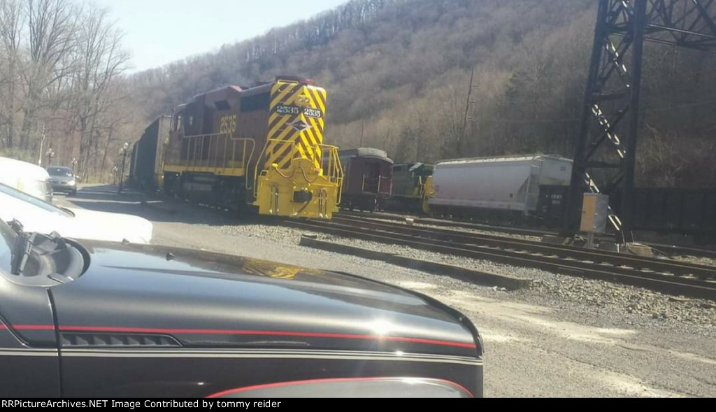 The first run for GP39RN 2535 in April 2017